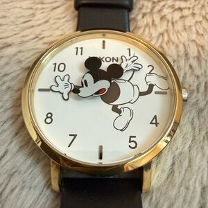90th Anniversary Nixon Gold and Black Mickey Disney Watch